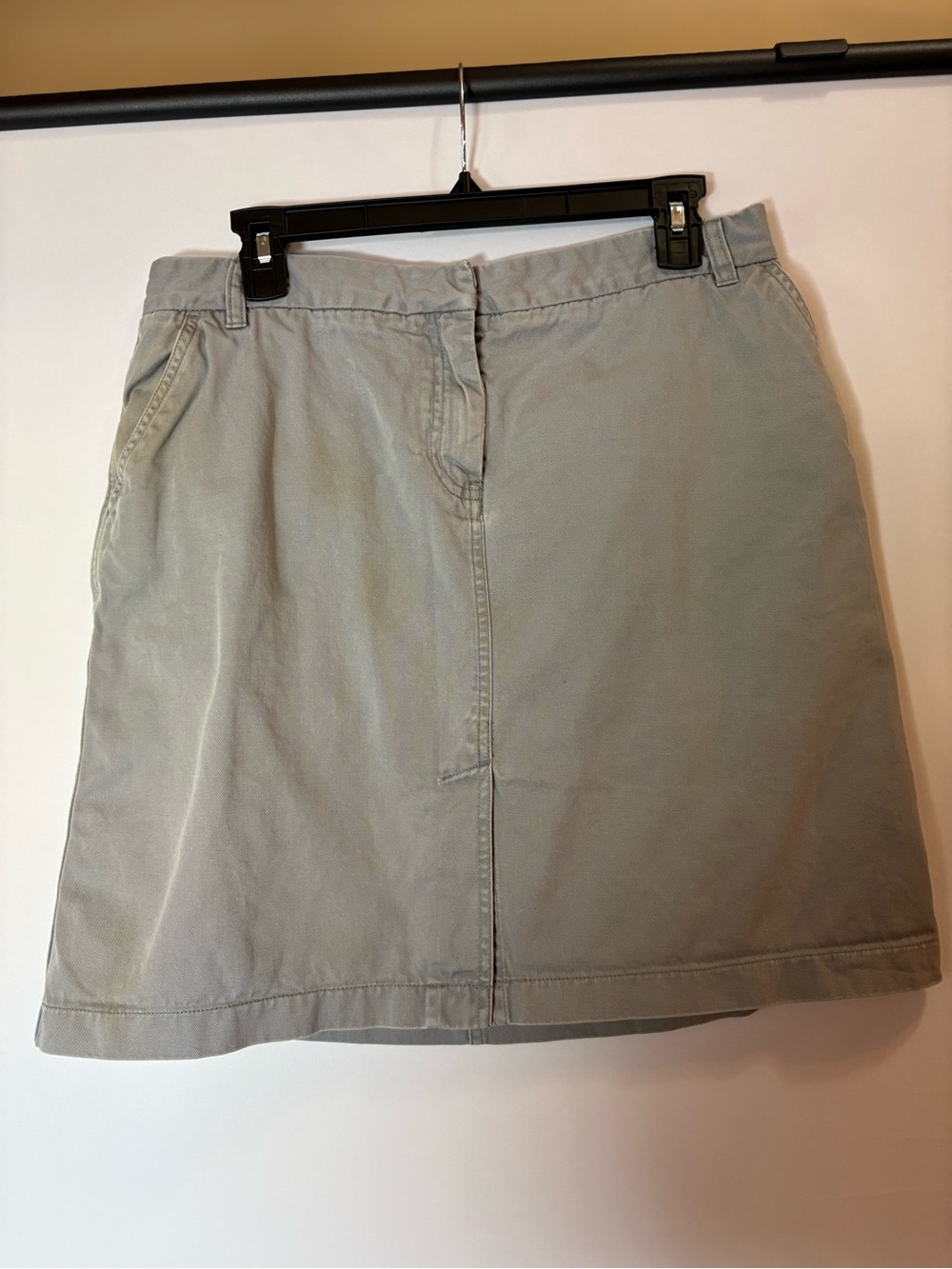 J. Crew Light Olive Mini Skirt